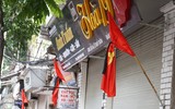 Cơ quan, công sở ở Hà Nội treo cờ rủ ngày Quốc tang Chủ tịch nước Trần Đại Quang